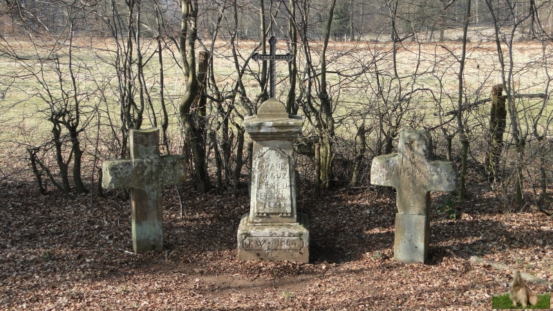 Ritterstein Nr. 111-6b Johanniskreuz Grenz- und Geleitkreuz Altstraßen-Knotenpunkt.JPG - Ritterstein Nr.111 Johanniskreuz Grenz- und Geleitkreuz Altstraßen-Knotenpunkt                               